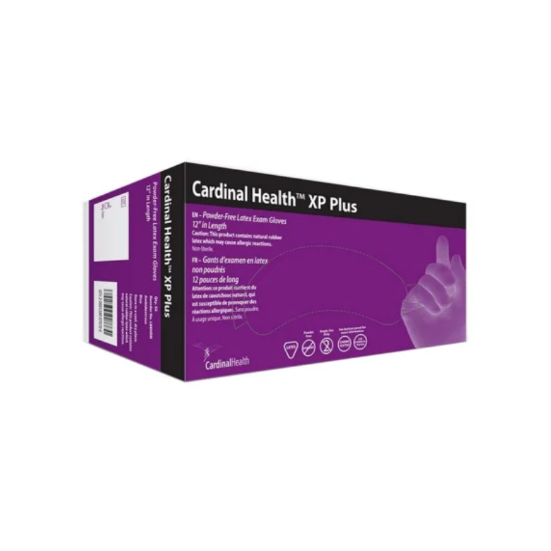 Cardinal Health XP Plus Latex Exam Gloves Box of 50